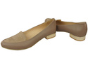 Damen Ballerinas Lords, Naturleder Cappuccino 908 ElitaBut