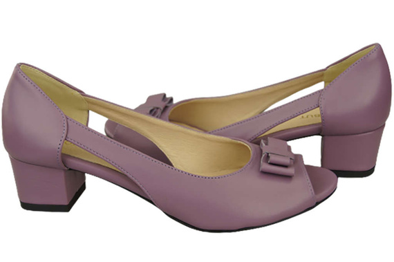 Damenschuhe Sandalen Lila Naturleder 145 ElitaBut