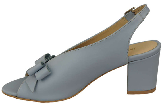 Damenschuhe Sandalen Hellblaues Naturleder Korn 148 L ElitaBut