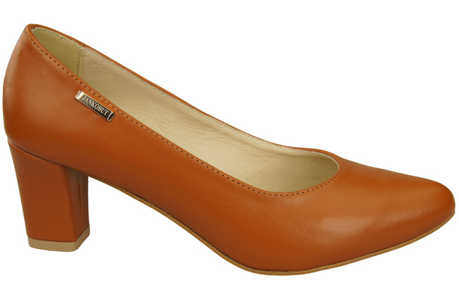 Klassische Glatt Damen Rotes Naturleder Schuhe 213 ElitaBut