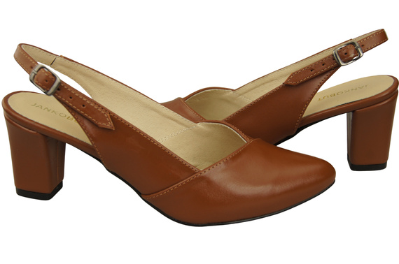 Damen Footwear Braun Stiletto Sandalen Natural Leder 217 ElitaBut