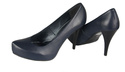 Damenschuhe Pumps, Naturleder, Marineblau 644 ElitaBut