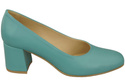 Damenschuhe Pumps Naturleder 171 Türkis ElitaBut