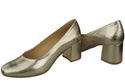 Damenschuhe Pumps Naturleder 171 Gold ElitaBut