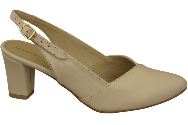 Damen Footwear Beige Stiletto Sandalen Natural Leder 217 ElitaBut