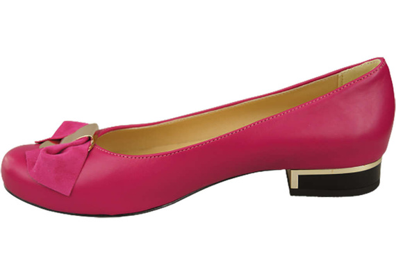 Damen Ballerinas Naturleder Lila 894 ElitaBut