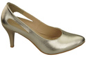 Damenschuhe Goldene Pumps, Naturleder 166 ElitaBut