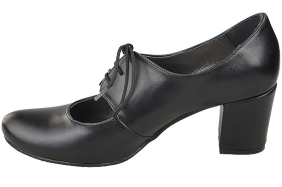 Schuhe Damenschuhe, Naturleder, Schwarz 161 ElitaBut