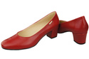 Damenschuhe Pumps Naturleder 172 Rot ElitaBut