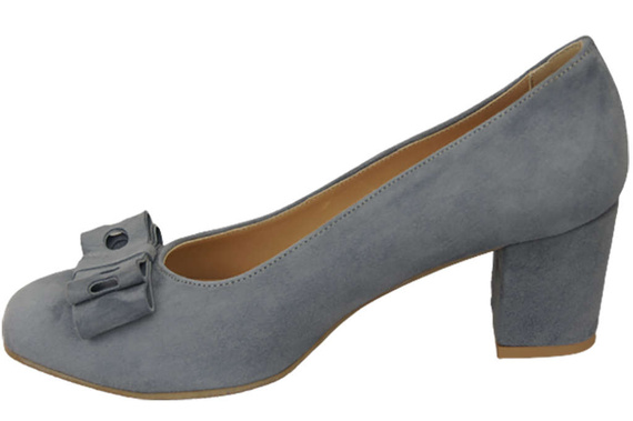 Damenschuhe Pumps Grau Natürliches Wildleder 163 ElitaBut