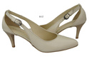 Damenschuhe Sandalen Niedriger Absatz, Naturleder, Beige 973 ElitaBut