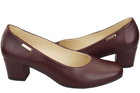 Damenschuhe Pumps Naturleder 172 Burgund ElitaBut