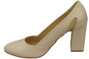 Damenschuhe Beige Pumps, Naturleder 184 ElitaBut