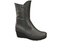 Damen-Keilstiefel, Naturleder, Graphit 178 ElitaBut