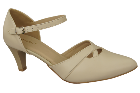 Damenschuhe Beige Sandalen, Naturleder 151 ElitaBut