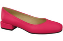 Bequeme Frauen Schuhe Neon Rosa Flats Natural Leder 204 ElitaBut