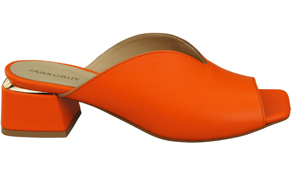Damen Schuhe Absätze Flip Flops Orange Naturleder 210 ElitaBut