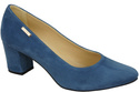 Damenschuhe Pumps Blau, Natürliches Wildleder 106 ElitaBut