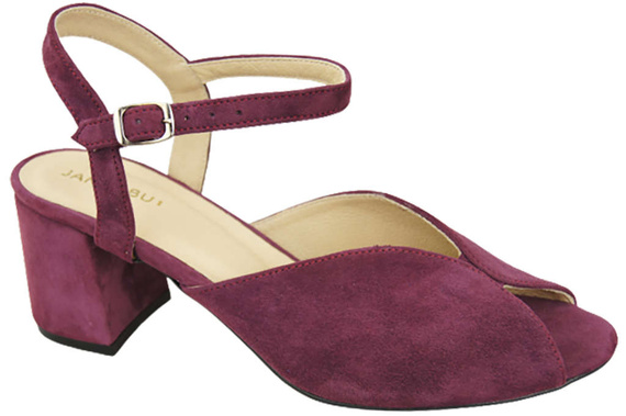 Damenschuhe Sandalen Burgund Naturleder Wildleder 185 ElitaBut