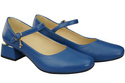 Damenschuhe Blau Riemchenpumps Naturleder 202 ElitaBut