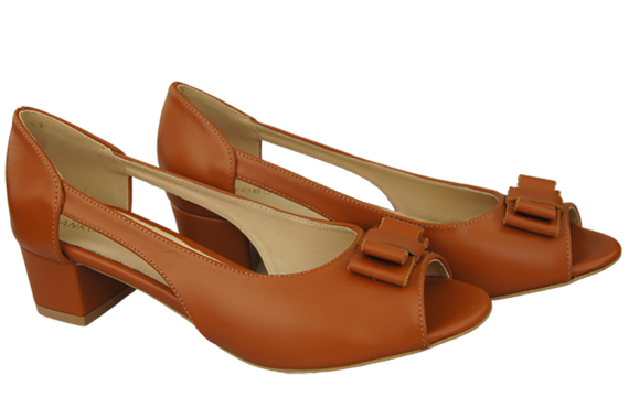 Damenschuhe Sandalen Rot Naturleder 145 ElitaBut