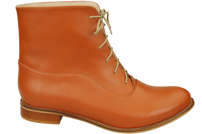 Damenstiefel Frühling/Herbst, Naturleder, Rot, 155 L, ElitaBut