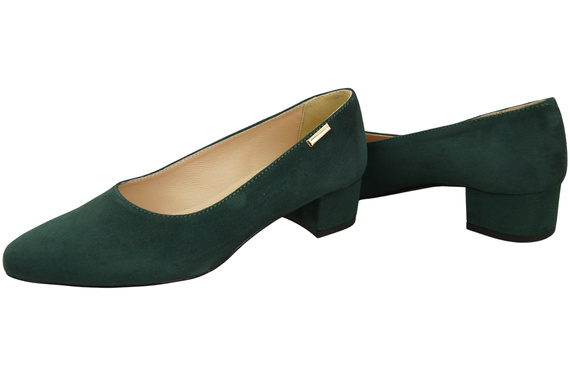 Bequeme Damen-Schuhe Grün aus echtem Veloursleder 220 Z ElitaBut