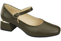 Damenschuhe Olive Riemchenpumps Naturleder 202 ElitaBut