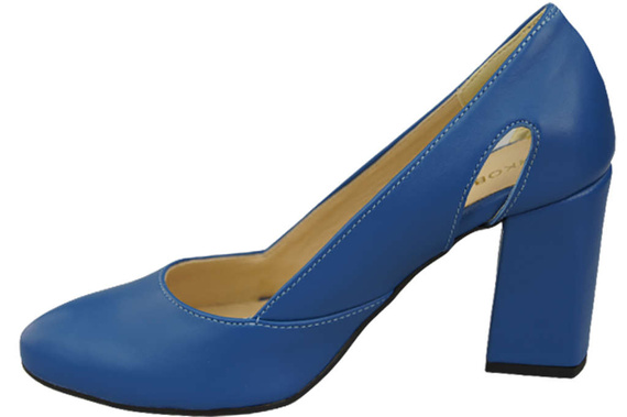 Damenschuhe Pumps Blau Naturleder 184 ElitaBut