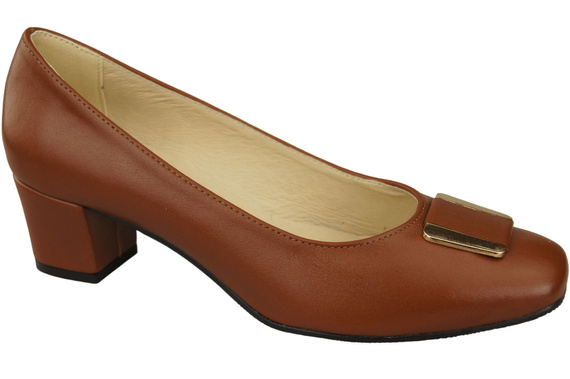 Damenschuhe Pumps Naturleder 187 Braun ElitaBut