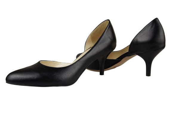 Damenschuhe Pumps 900 Naturleder Schwarz ElitaBut