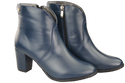 Damen-Stiefeletten Frühling/Herbst Naturleder Marineblau 152 L ElitaBut