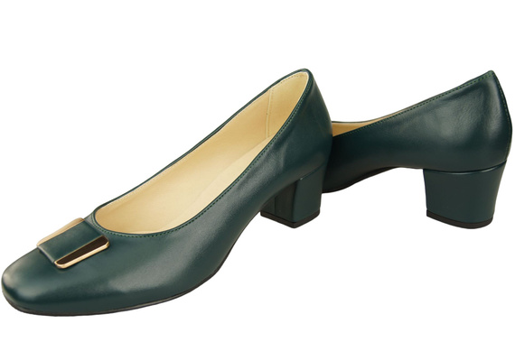 Damenschuhe Pumps Naturleder 187 Malachit ElitaBut