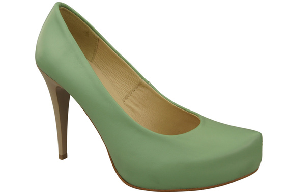 Damen Footwear Minze Stiletto Pumps Naturleder 205 ElitaBut