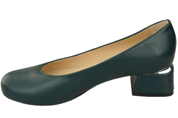 Damenschuhe Pumps Naturleder 159 Malachit ElitaBut