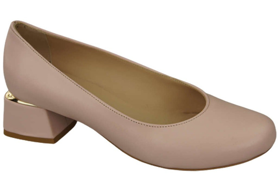 Damenschuhe Pumps Naturleder 159 Puderrosa ElitaBut