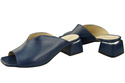 Damen Schuhe Absätze Flip Flops Marineblau Naturleder 210 ElitaBut