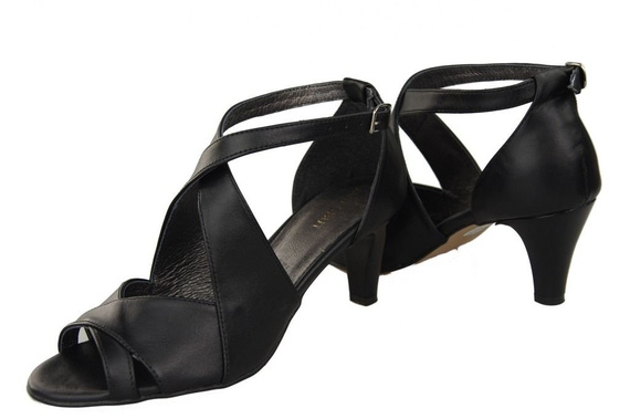 Damenschuhe Sandalen Schwarz Naturleder 130 ElitaBut