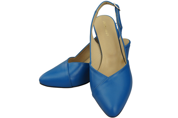 Damen Footwear Blau Stiletto Sandalen Natural Leder 217 ElitaBut