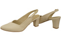 Damen Footwear Beige Stiletto Sandalen Natural Leder 217 ElitaBut