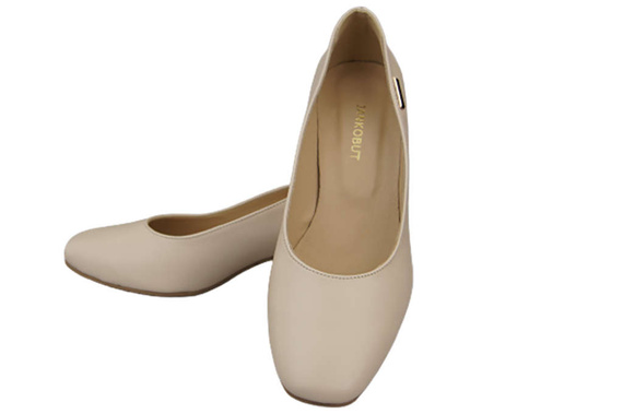 Damenschuhe Pumps Naturleder 172 Beige ElitaBut