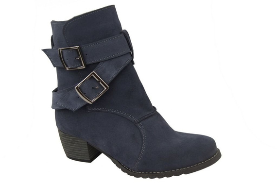 Damenstiefel Naturveloursleder Graphit 119 ElitaBut