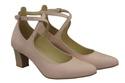 Damenschuhe Pumps Rosa Puder Naturleder 118 ElitaBut