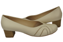 Damenschuhe Pumps Naturleder Beige Ecru 786 ElitaBut