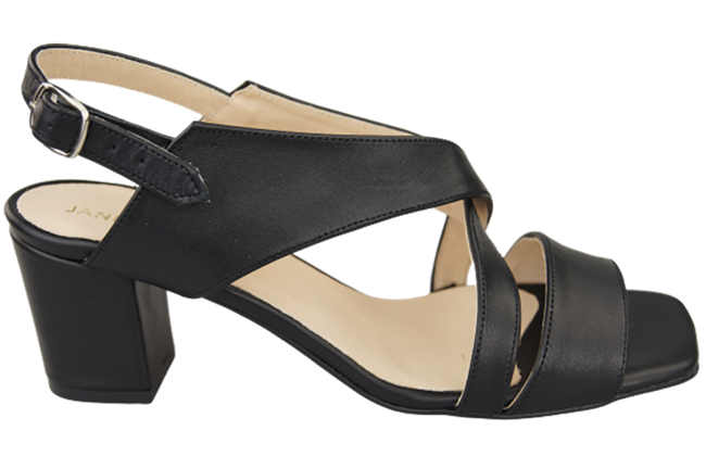 Damenschuhe Sandalen Schwarz Naturleder 149 ElitaBut