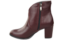 Damenstiefel Frühling/Herbst Naturleder Burgund 152 L ElitaBut