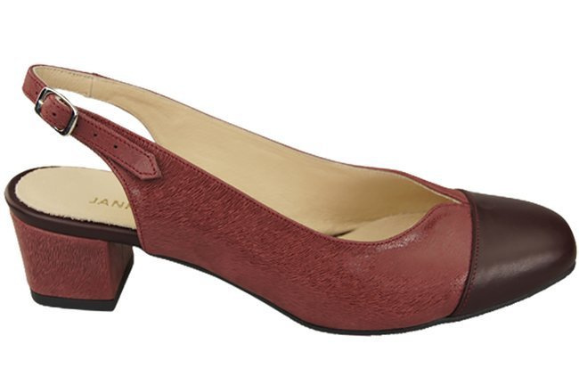 Damenschuhe Sandalen Naturleder 165 Burgund ElitaBut