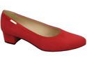 Bequeme Damen-Schuhe Rot aus echtem Veloursleder 220 Z ElitaBut