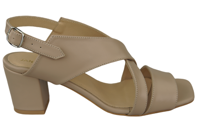 Damenschuhe Sandalen Cappuccino Grain Naturleder 149 ElitaBut