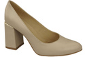 Damenschuhe Beige Pumps, Naturleder 179 ElitaBut